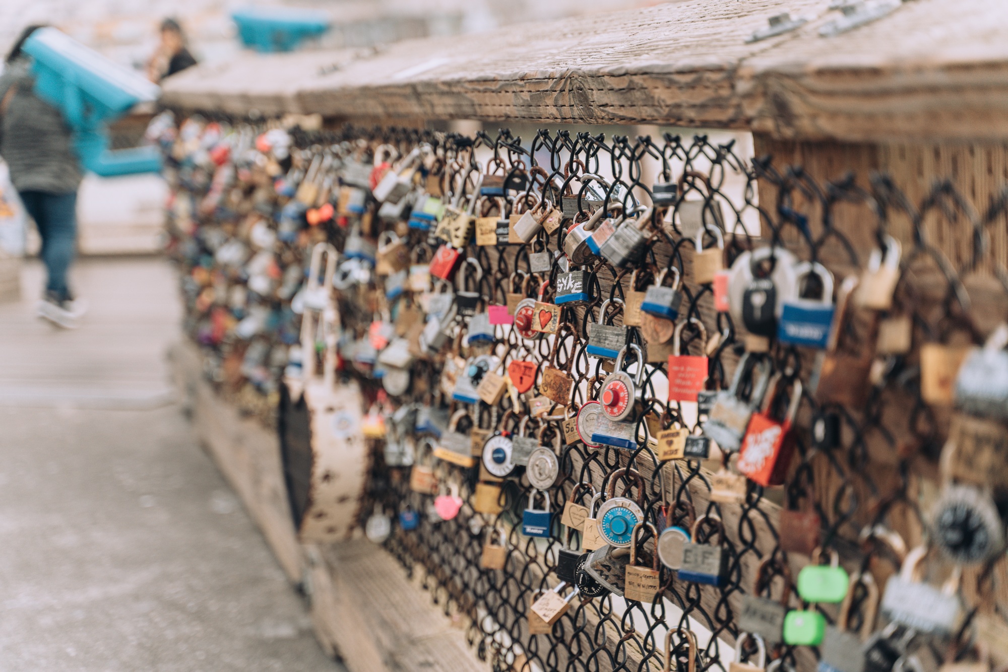 Bridge of locks